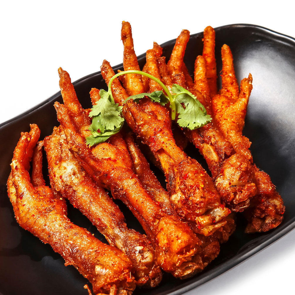 Huehnerfuesse mariniert