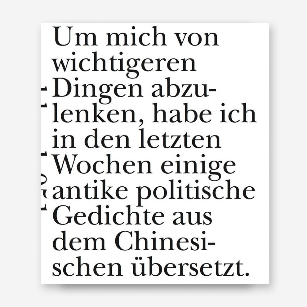 Hoellmann abscheu politische gedichte aus dem alten china